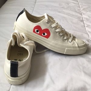 Brand new comme des garcons converse